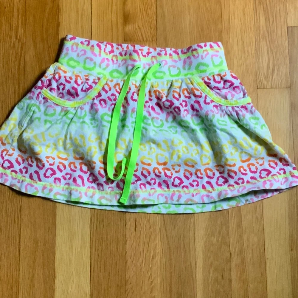 Girls Justice colorful mini skirt